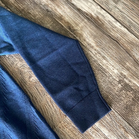 Dronison Mens Sweaters Blue,Small - Picture 4 of 9